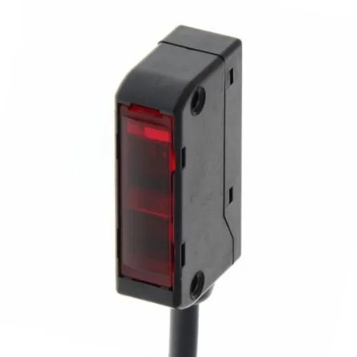 Omron Limited Reflective Photoelectric Sensor, Block Sensor, 60 mm Detection Range - E3S-LS3PW 2M product image