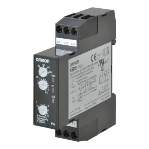 Omron Phase Monitoring Relay, 3 Phase, SPDT - K8DS-PA2 product image