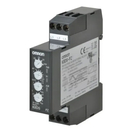 Omron Phase, Voltage Monitoring Relay, 3 Phase, SPDT - K8DS-PZ2 product image