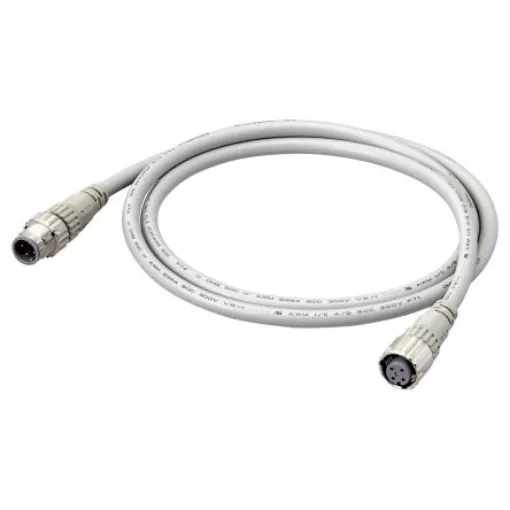 Omron Straight Female 4 way M12 to Straight Male M12 Sensor Actuator Cable, 10m - XS5W-D421-J81-F product image