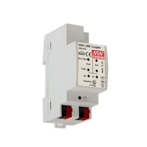 MEAN WELL 4-Contact Interface Module, DIN Rail Mount - KSC-01L product image