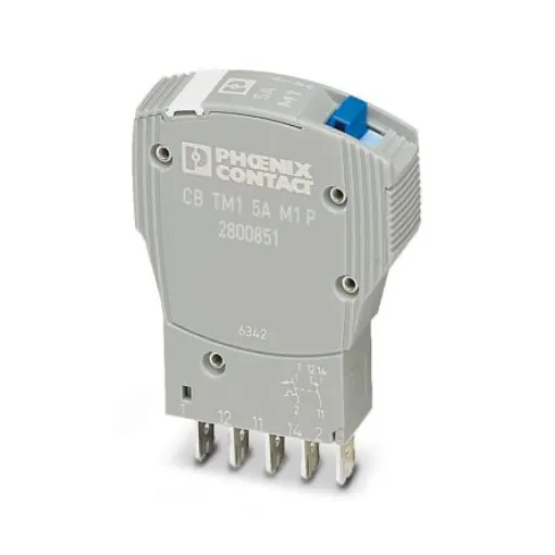 Phoenix Contact Thermomagnetic Device Circuit Breaker Thermal Circuit Breaker - CB  Single Pole 50V dc Voltage Rating, - 2800851 product image