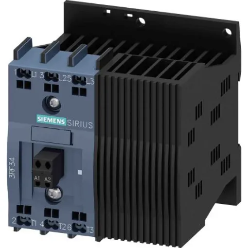 Siemens 3RF34 Series Solid State Relay, 9.2 A Load, DIN Rail Mount, 480 V Load - 3RF3410-2BB04 product image