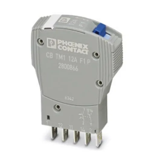 Phoenix Contact Thermal Circuit Breaker - CB TM1 Single Pole 50V dc Voltage Rating, 12A Current Rating - 2800866 product image