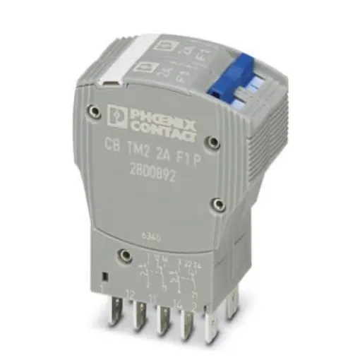 Phoenix Contact Thermal Circuit Breaker - CB TM2 2 Pole 80V dc Voltage Rating, 5A Current Rating - 2800895 product image
