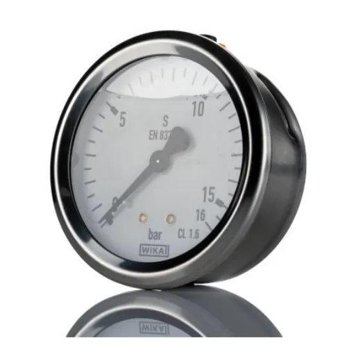 WIKA G 1/2 Analogue Pressure Gauge 600bar Back Entry 100mm Outside Diameter - 9023496 product image