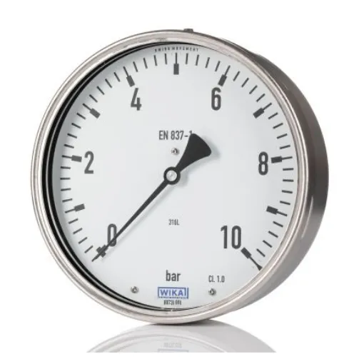WIKA G 1/4 Analogue Pressure Gauge 9bar Back Entry 63mm Outside Diameter - 9680864 product image