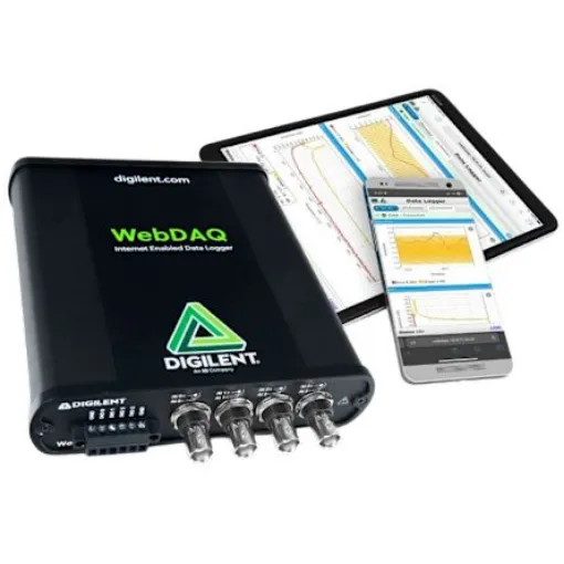 Digilent WebDAQ 504 Oscillation & Vibration Data Logger, WebDAQ-Web, 4 Input Channel(s) - 6069-410-006-1 product image