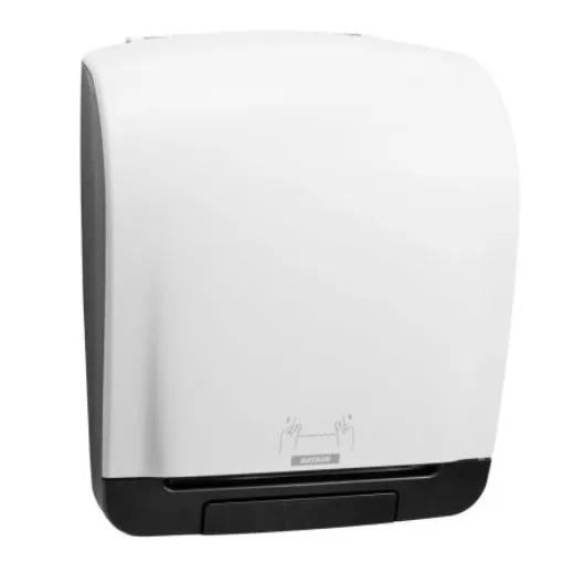 Katrin White Plastic Hand Towel Roll Dispenser - 90045 product image