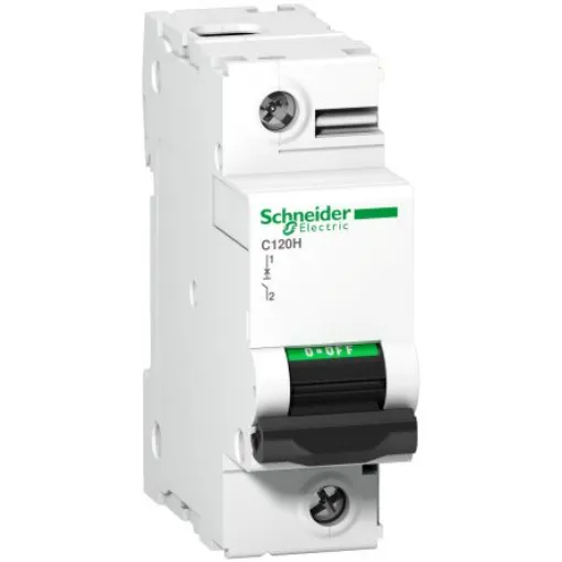 Schneider Electric Acti 9 A9N1 MCB, 1P, 125A Curve C - A9N18448 product image