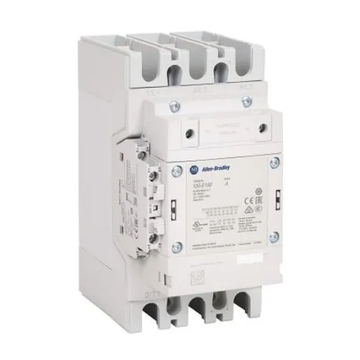 Allen Bradley Allen-Bradley Contactor, 48 to 130 V ac/dc Coil, 3-Pole, 205 A, 1NC + 1NO - 100-E205KY11 product image