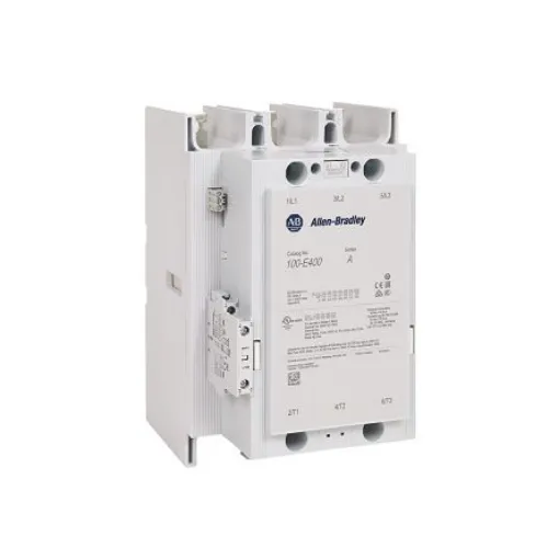 Allen Bradley Allen-Bradley Contactor, 48 to 130 V ac/dc Coil, 3-Pole, 460 A, 1NC + 1NO - 100-E460EY11 product image