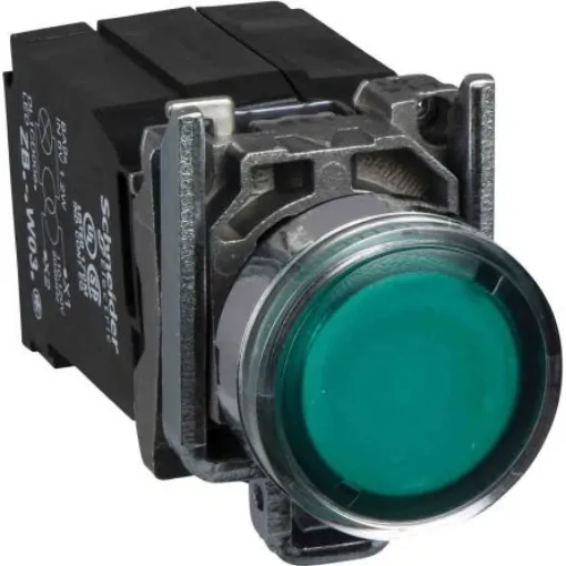 Schneider Electric XB4B Push Button Enclosure - 2 Hole 22mm Diameter - XB4BW3345 product image