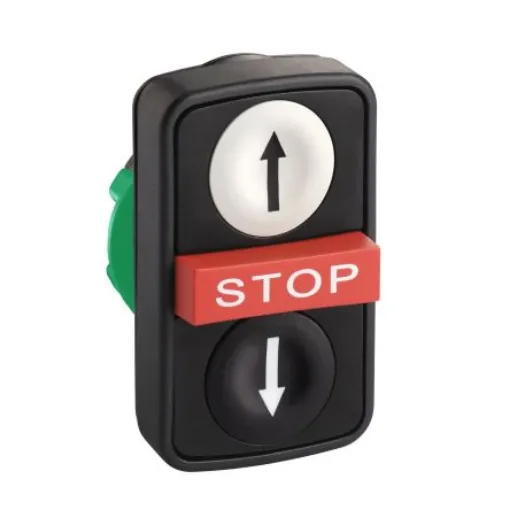 Schneider Electric ZB5 Series Black, Red, White Spring Return Push Button, 22mm Cutout, IP66, IP67, IP69K - ZB5AA71124 product image