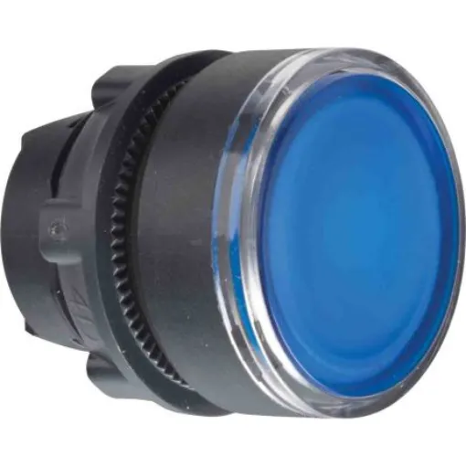 Schneider Electric ZB5 Series Blue Spring Return Push Button Head, 22mm Cutout, IP66, IP67, IP69K - ZB5AH063 product image