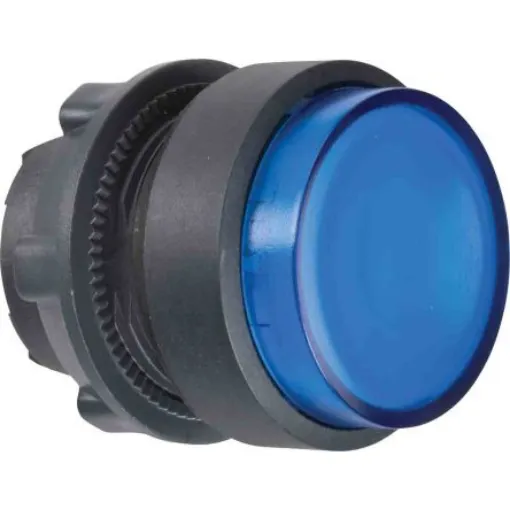 Schneider Electric ZB5 Series Blue Spring Return Push Button Head, 22mm Cutout, IP66, IP67, IP69K - ZB5AW163 product image