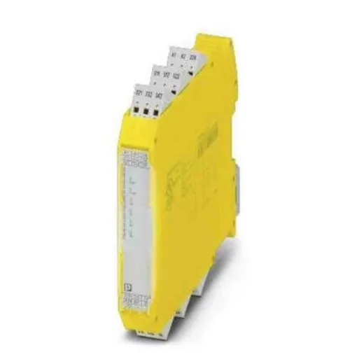 Phoenix Contact PSRmini PSR-MC43 Emergency Stop Safety Relay, 24V dc, Single/Dual-Channel, 2 Safety Contacts - 1087569 product image