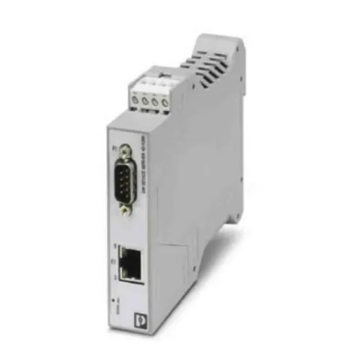 Phoenix Contact Serial Device Server, 1 Ethernet Port, 1 Serial Port, RS232, RS422, RS485 Interface - 1105707 product image