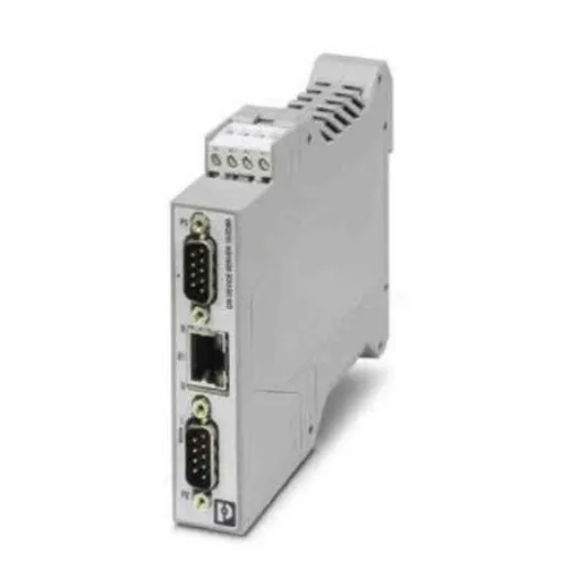 Phoenix Contact Serial Device Server, 1 Ethernet Port, 2 Serial Port, RS232, RS422, RS485 Interface - 1105708 product image