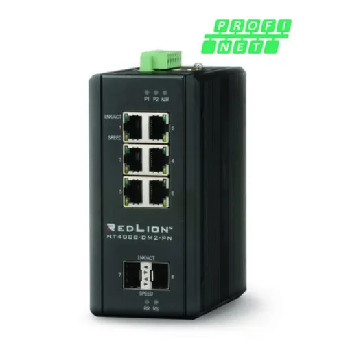 Red Lion Ethernet Switch - NT-4008-DM2-PN-C product image