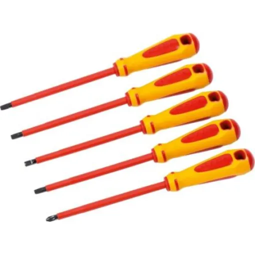 SAM Phillips; Slotted Insulated Screwdriver Set, 5-Piece - ZTB-PJ5 product image