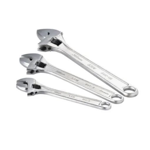 SAM Adjustable Spanner, 152.4 mm, 203.2 mm, 254 mm Overall - 54-CL product image