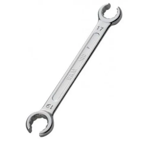 SAM Double Ended Open Spanner, 21mm, Metric, No, Double Ended, 255 mm Overall, No - 100F-21X23 product image