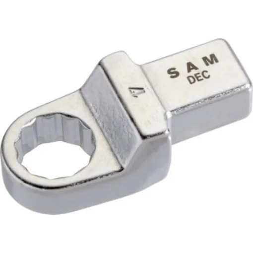 SAM DEC Series Rectangular End Cap, 69.1 mm, 24mm Insert, Chrome Finish - Dec-24 product image