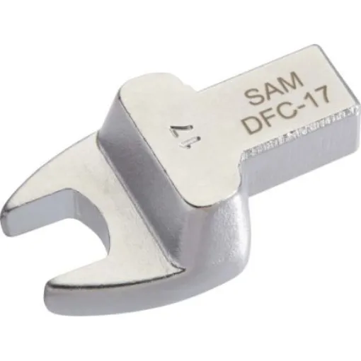 SAM DFC Series Spanner Head, 25 mm, 14 x 18mm Insert, Chrome Finish - DFC-27 product image