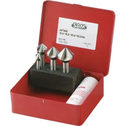 SAM 4-Piece for Metal, 25mm Max, 10.4mm Min, High Speed Steel Bits - FKJ-4 product image