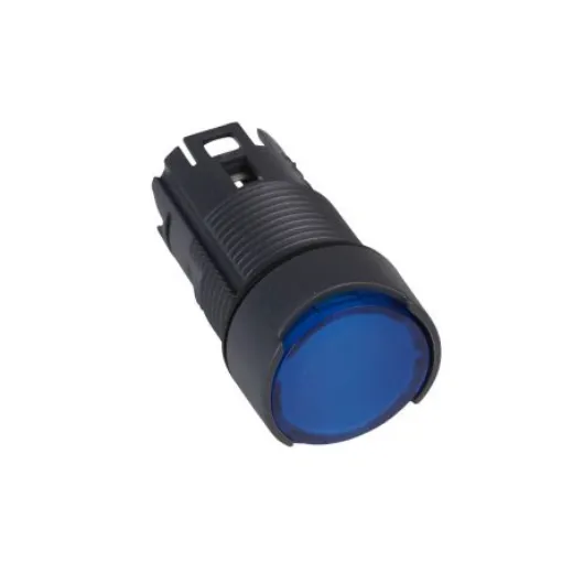 Schneider Electric Harmony XB6 Series Blue Illuminated Spring Return Push Button Head, 16mm Cutout, IP65 - ZB6AW6 product image