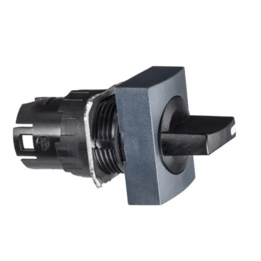 Schneider Electric Harmony XB6 Series 2 Position Selector Switch Head, 16mm Cutout, Black Handle - ZB6DD28 product image