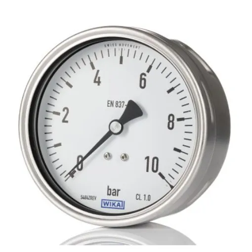 WIKA G 1/2 Analogue Pressure Gauge 0.6bar Back Entry 100mm Outside Diameter - 9450181 product image