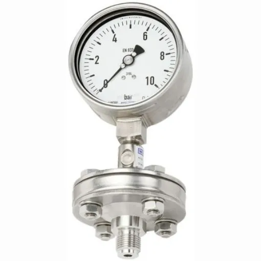 WIKA NPT 1/2 Analogue Pressure Gauge 1.6bar Bottom Entry 100mm Outside Diameter - 14200467 product image