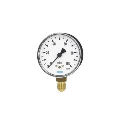 WIKA G 1/4 Analogue Pressure Gauge 0.04bar Bottom Entry 63mm Outside Diameter - 9071393 product image