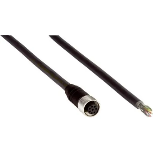 SICK Female 8 way M12 to Unterminated Sensor Actuator Cable, 5m - YF2A68-050XXXXLEAX product image