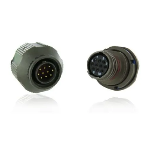 Amphenol Socapex, 2M805 19 Way Cable Mount MIL Spec Circular Connector Plug,Shell Size 11, Threaded - 2M80500116NF1119BA product image