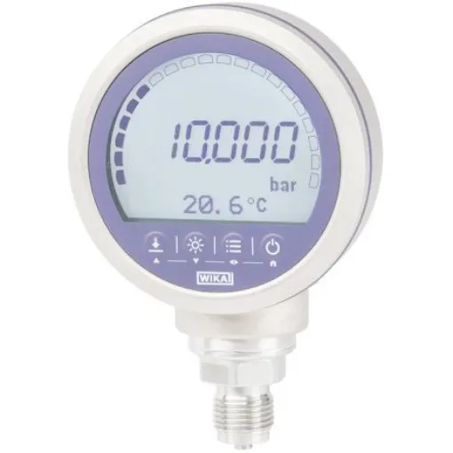 WIKA G 1/2 Digital Pressure Gauge 1000bar Bottom Entry 100mm Outside Diameter - 48700218 product image
