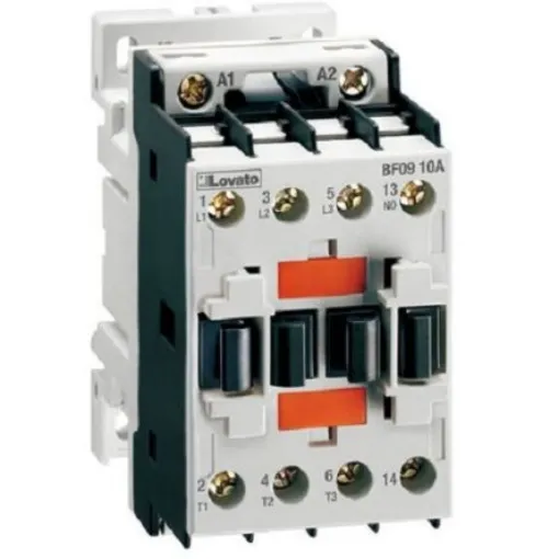 Lovato Contactor, 110 V ac Coil, 3-Pole, 18 A, 10 kW, 1NC - BF1801A110 product image