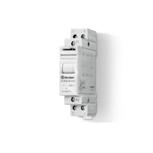 Finder DIN Rail Power Relay, 12V dc Coil, 16A Switching Current, DPST - 20.22.9.012.4000 product image