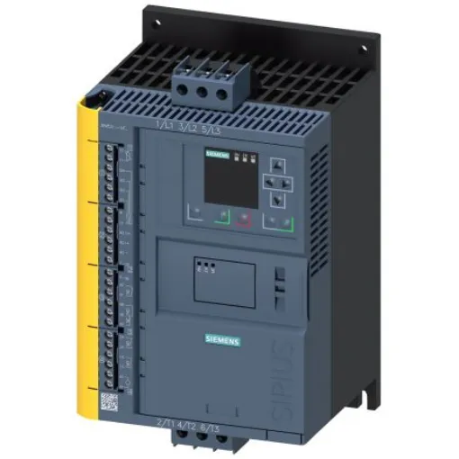 Siemens SIRIUS 3RW Soft Starter, 4 kW, 480 V ac, 3 Phase, IP20 - 3RW5514-1HF14 product image