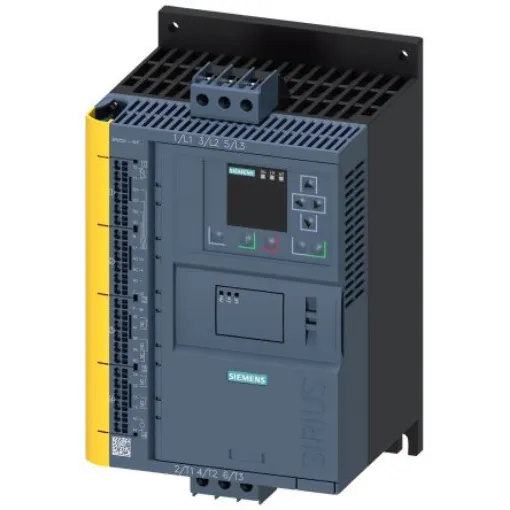 Siemens SIRIUS 3RW Soft Starter, 4 kW, 480 V ac, 3 Phase, IP20 - 3RW5514-3HF04 product image