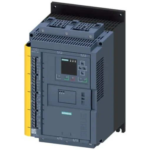 Siemens SIRIUS 3RW Soft Starter, 22 kW, 480 V ac, 3 Phase, IP00, IP20 - 3RW5526-1HF04 product image