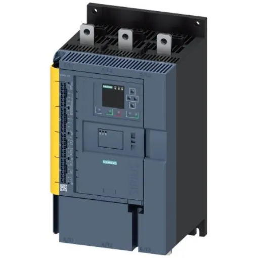 Siemens SIRIUS 3RW Soft Starter, 90 kW, 480 V ac, 3 Phase, IP00, IP20 - 3RW5545-2HF04 product image