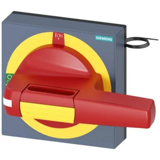 Siemens Red/Yellow Rotary Handle, SENTRON Series - 8UD1841-2CD05 product image