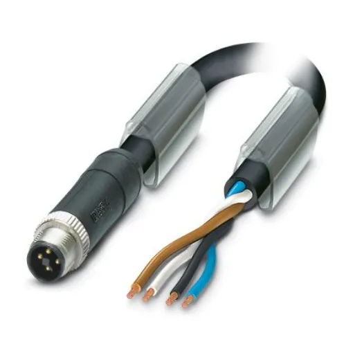 Phoenix Contact Straight Male M12 to Unterminated Sensor Actuator Cable, 2m - 1089953 product image