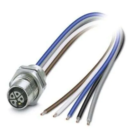 Phoenix Contact, 1425 IP67 Rear Mount 5P Power Connector Socket, Rated At 12A, 63 V - 1425630 product image