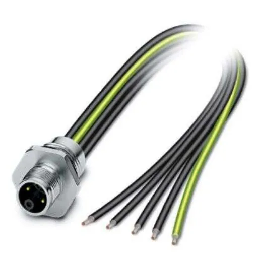 Phoenix Contact, 1425 IP67 Rear Mount 5P Power Connector Socket, Rated At 12A, 630 V - 1425635 product image