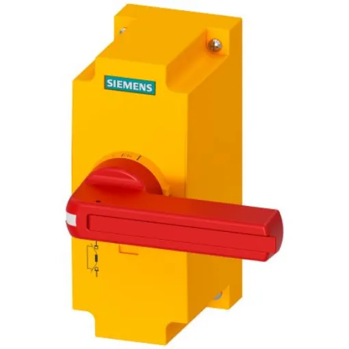 Siemens Red/Yellow Handle Padlockable, SENTRON Series - 3KF9301-2AA00 product image
