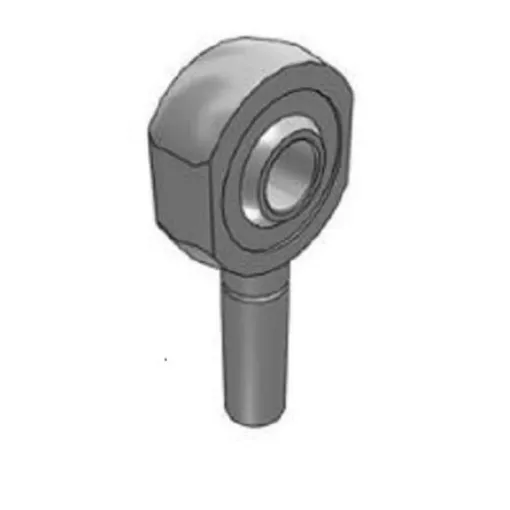SKF SALKAC M10 Male Steel Rod End, 10mm Bore, 29mm Long, Metric Thread Standard, Male Connection Gender - SALKAC 10 M product image